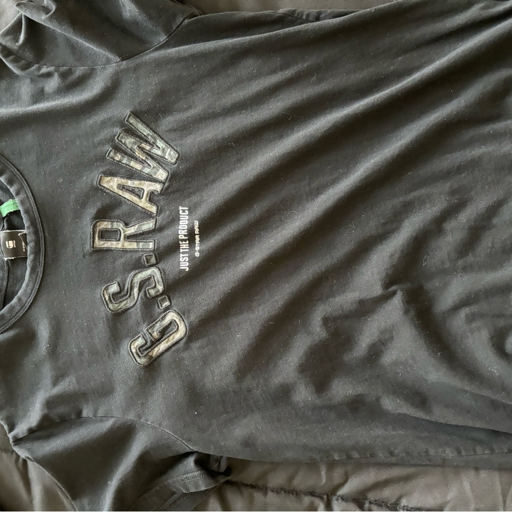 G-Star Raw Men's Charcoal Tee